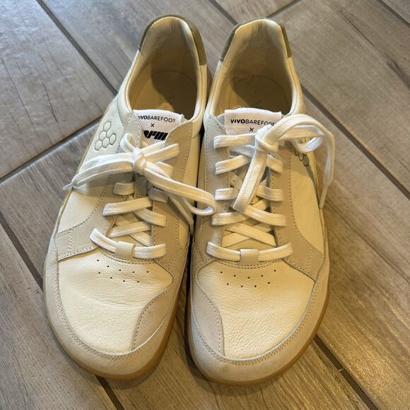 Vivobarefoot Gobi II premium leather Limestone MENS 9 US EU 42 Brand New No Box - Picture 1 of 11